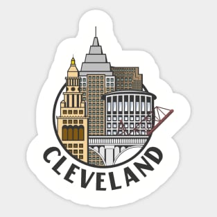 Cleveland Ohio Beauty Sticker